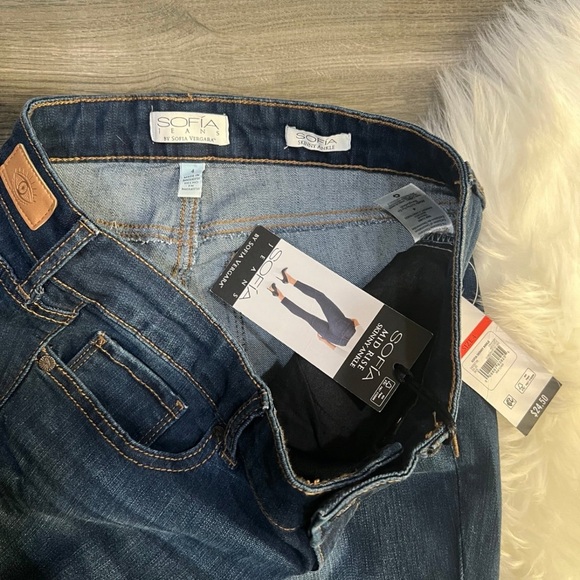 NWT Sofia Jeans Mid Rise Skinny Ankle - Picture 3 of 5